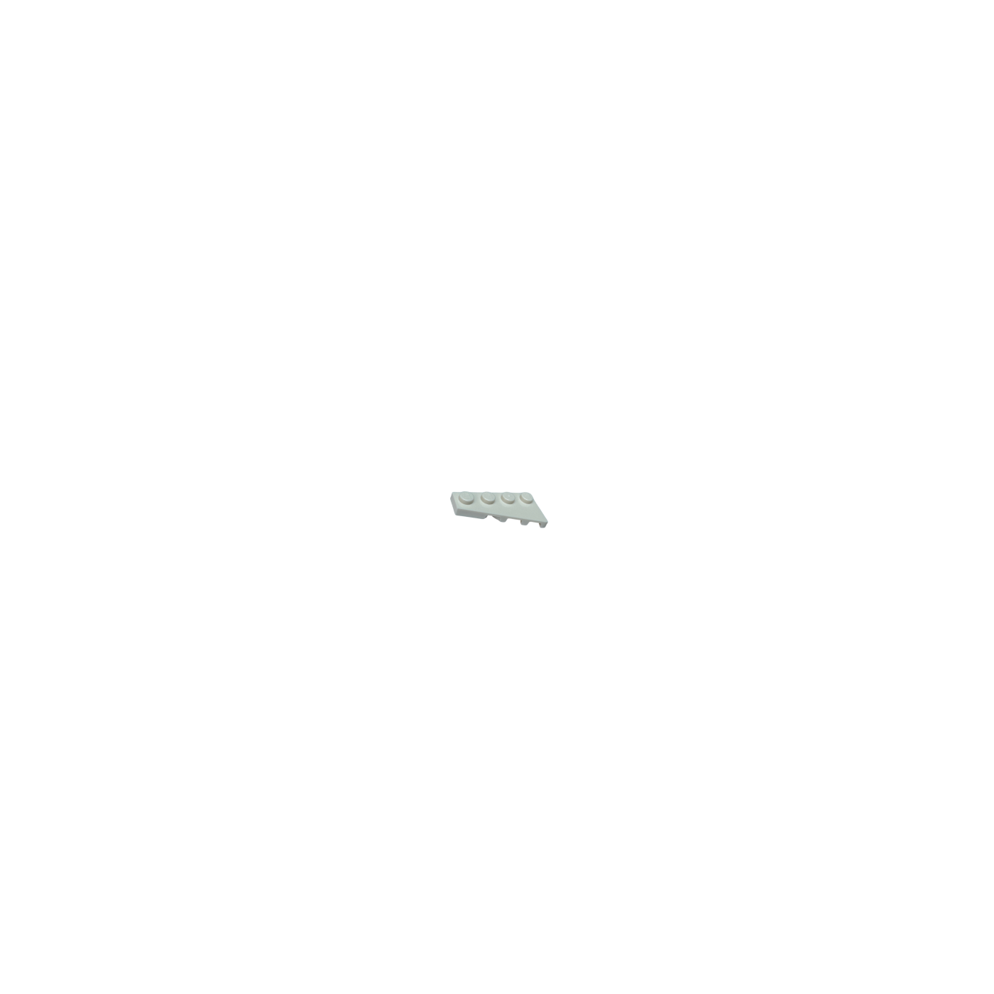 41770 Plate Wedge 4x2 Left - White