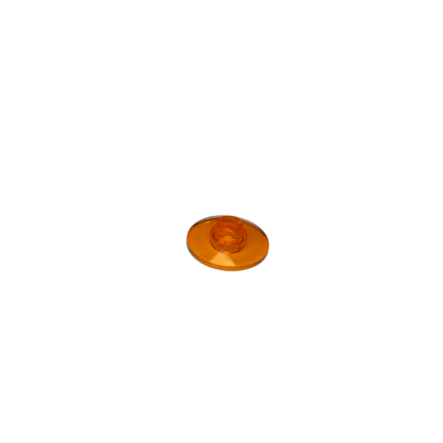 4740 Dish 2x2 Inverted (Radar) - Trans-Orange