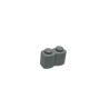30136 Brick Modified 1x2 with Log Profile - Light Bluish Gray