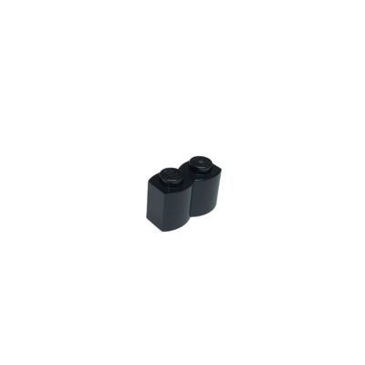 30136 Brick Modified 1x2 with Log Profile - Black