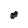 30136 Brick Modified 1x2 with Log Profile - Black