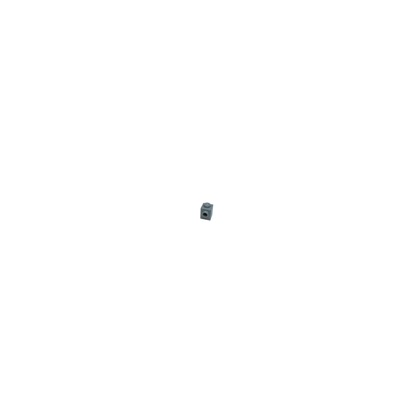 87087 Brick Modified  1x1 with Stud on Side - Light Bluish Gray