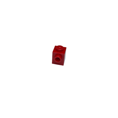87087 Brick Modified  1x1 with Stud on Side - Red