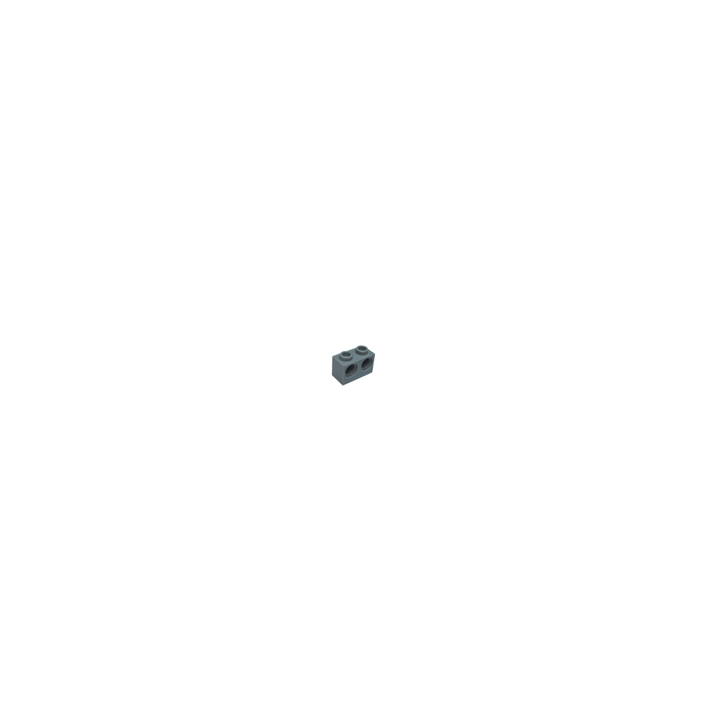32000 Technic Brick 1x2 with Holes - Light Bluish Gray