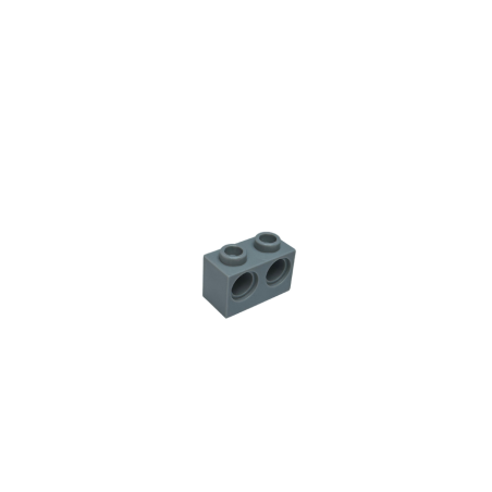 32000 Technic Brick 1x2 with Holes - Light Bluish Gray