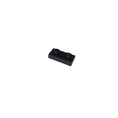 3023 Plate 1x2 - Black