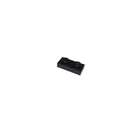 3023 Plate 1x2 - Black