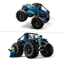 Blauer Monstertruck