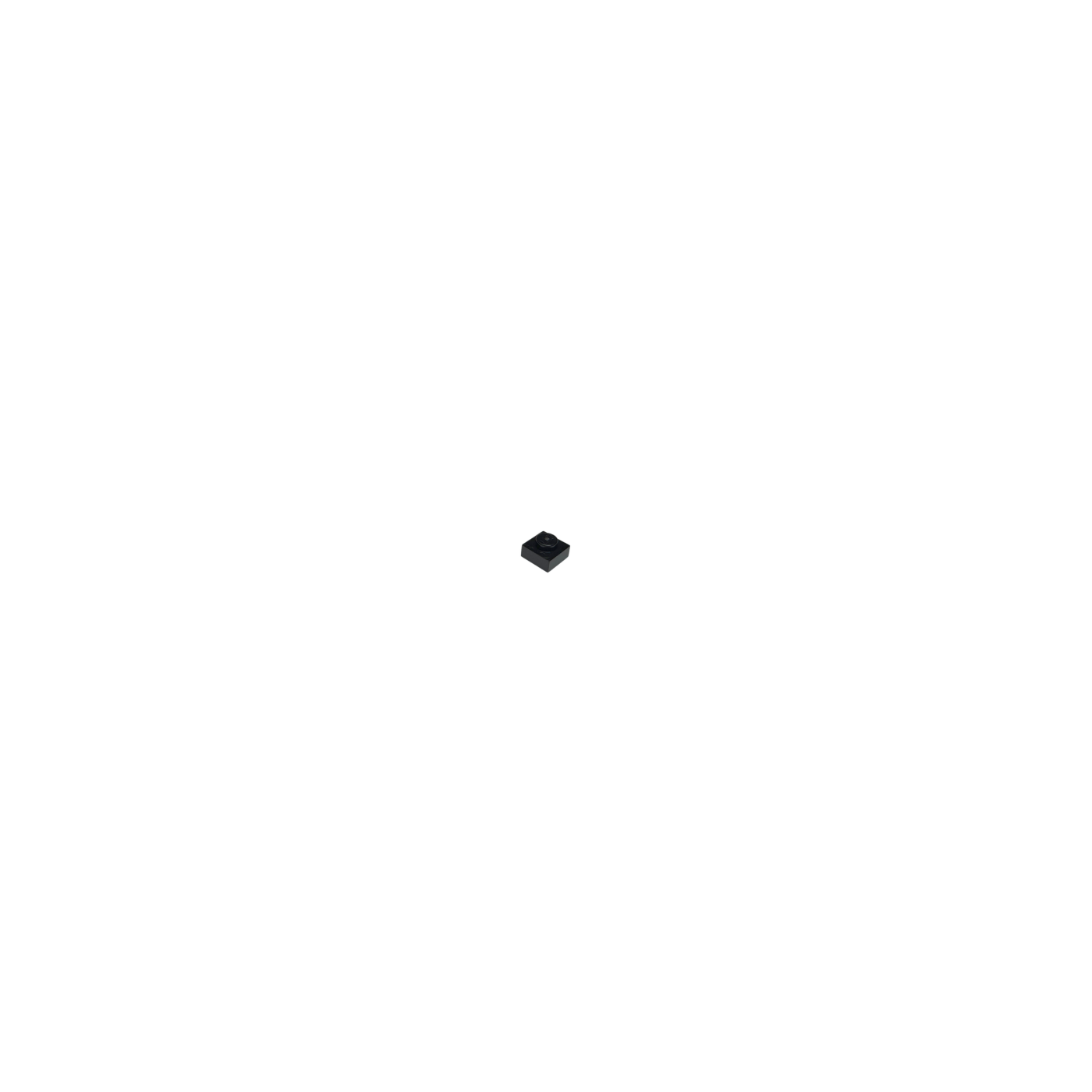 3024 Plate 1x1 - Black