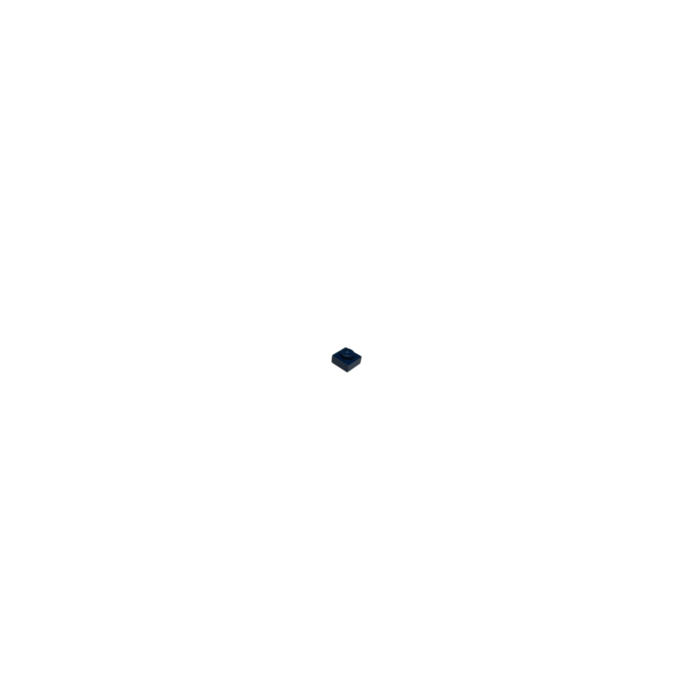 3024 Plate 1x1 - Dark Blue