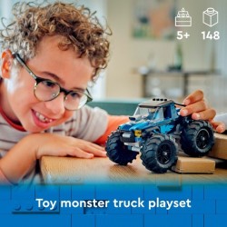 Blauer Monstertruck