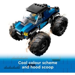 Blauer Monstertruck