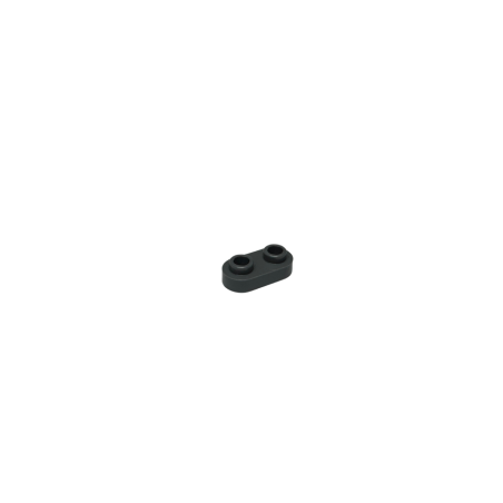 35480 Plate Round 1x2 with Open Studs - Dark Bluish Gray