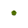 24866 Plate Round 1x1 with Flower Edge (5 Petals) - Lime