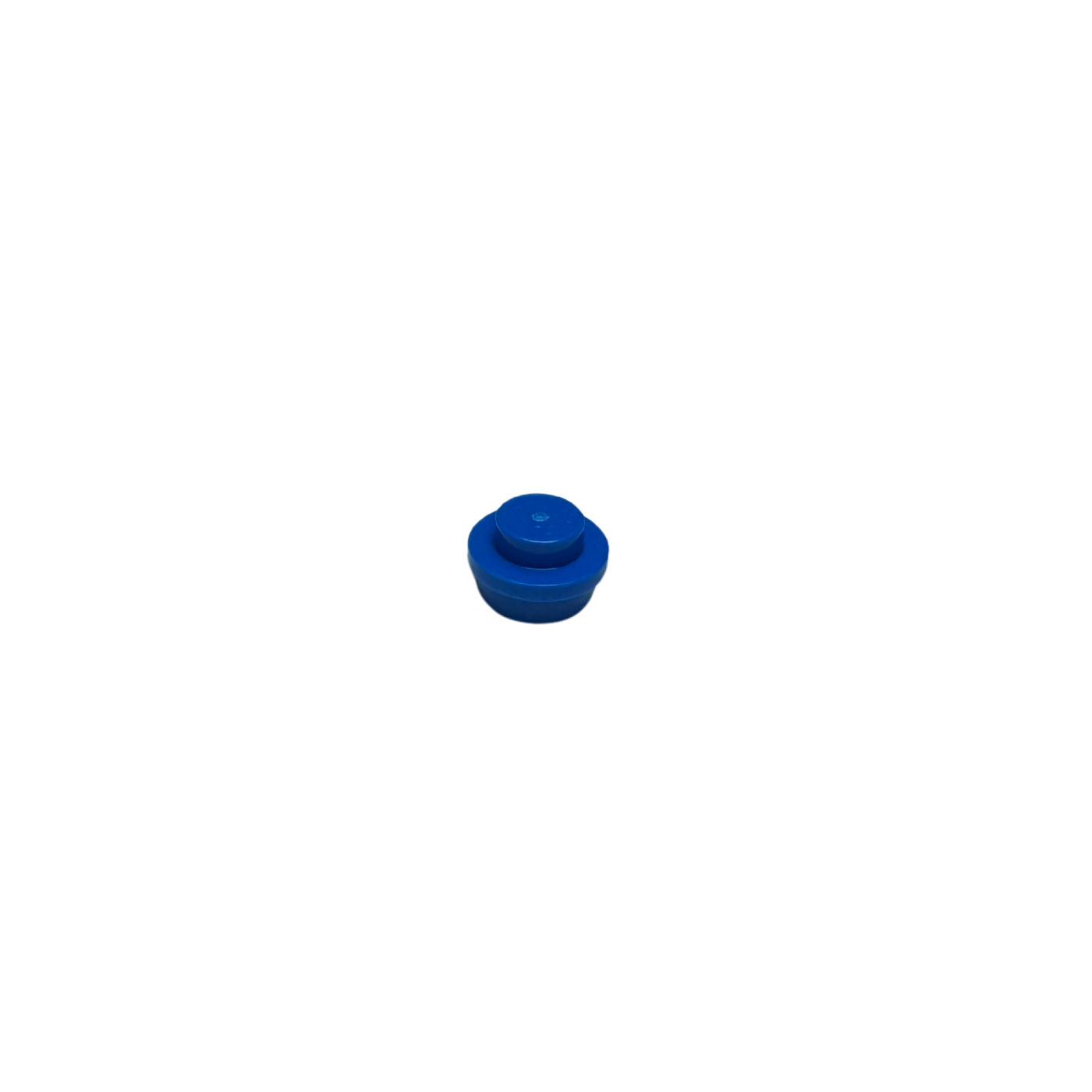 4073 Plate Round 1x1 - Blue