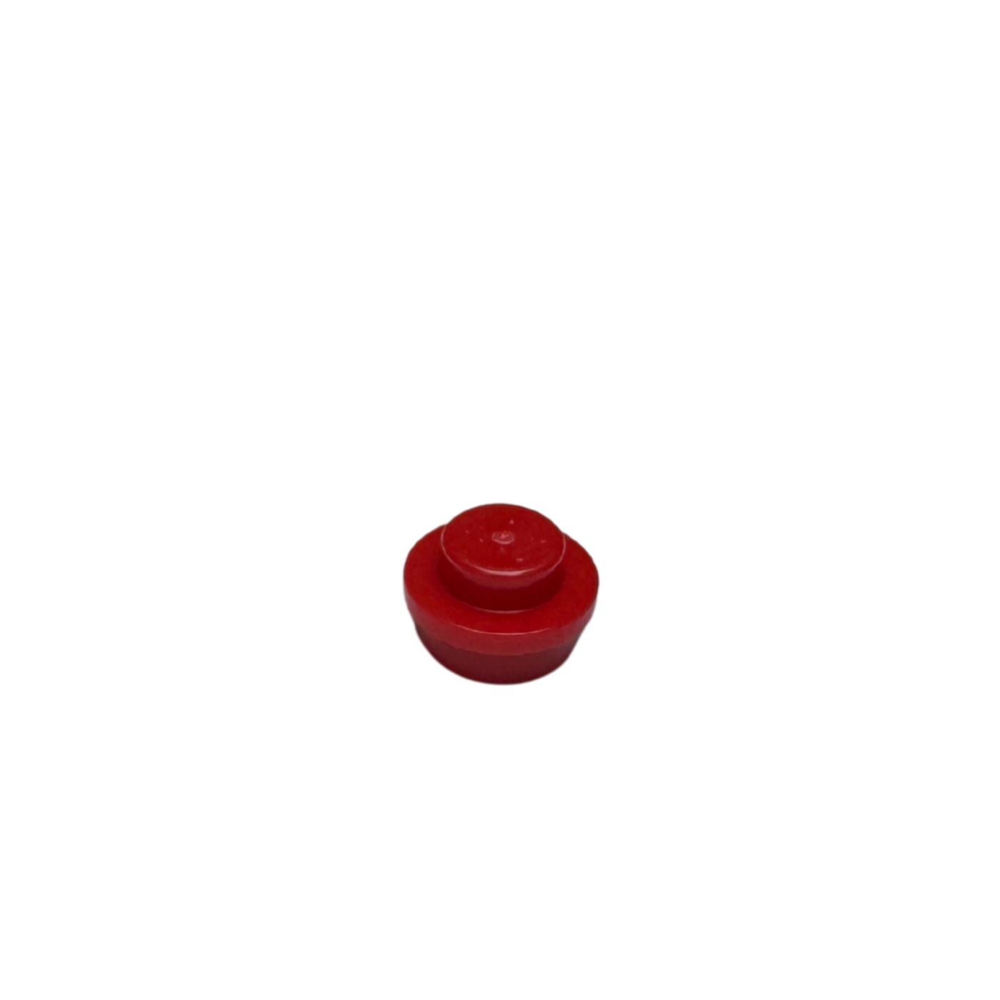 4073 Plate Round 1x1 - Red