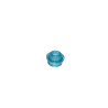 85861 Plate Round 1x1 with Open Stud - Trans-Light Blue
