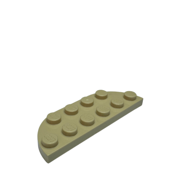 18980 Plate Round Corner 2x6 Double - Tan