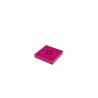 87580 Plate Modified 2x2 with Groove and 1 Stud in Center (Jumper) - Magenta