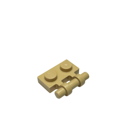 2540 Plate Modified 1x2 with Bar Handle on Side - Free Ends - Tan