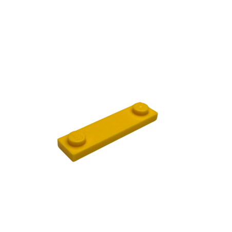 41740 Plate Modified 1x4 with 2 Studs with Groove - Yellow