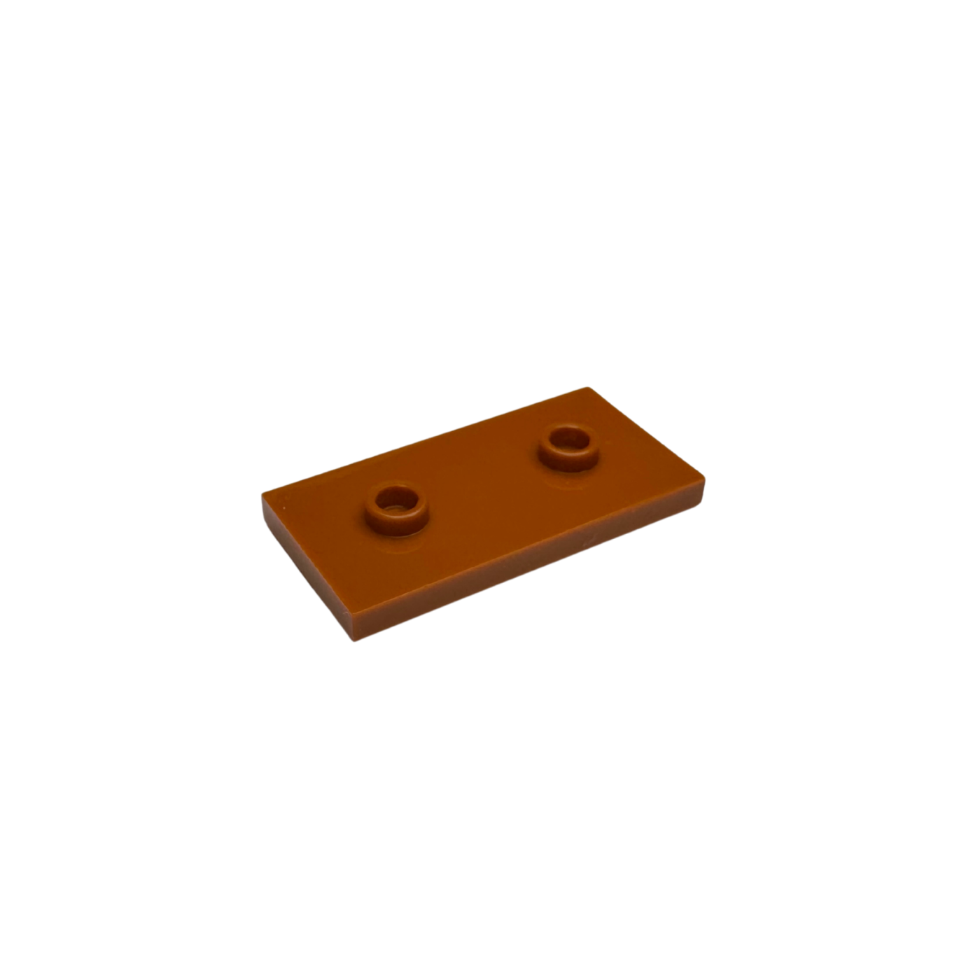 65509 Plate, Modified 2x4 with 2 Studs (Double Jumper) - Dark Orange