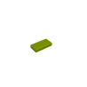 3069 Tile 1x2 - Lime