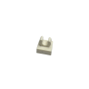 15712 Tile Modified 1x1 with Open O Clip - White
