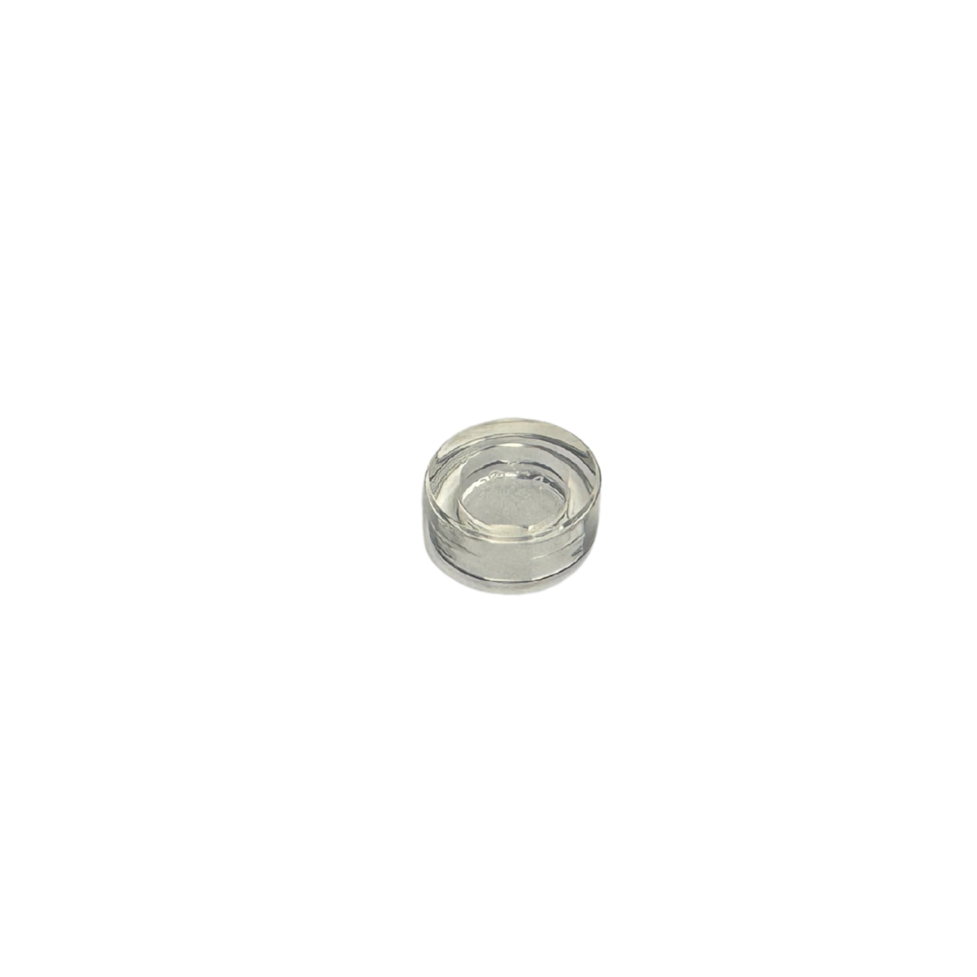 98138 Tile Round 1x1 - Trans-Clear