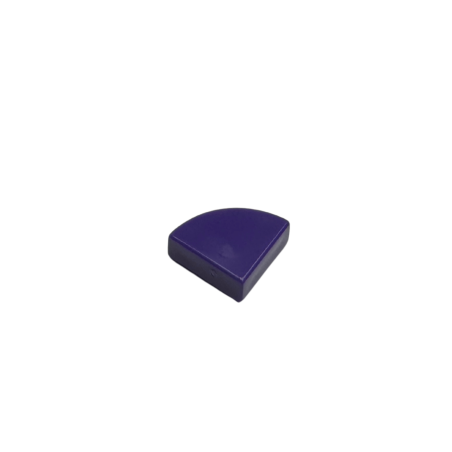 25269 Tile Round 1x1 Quarter - Dark Purple