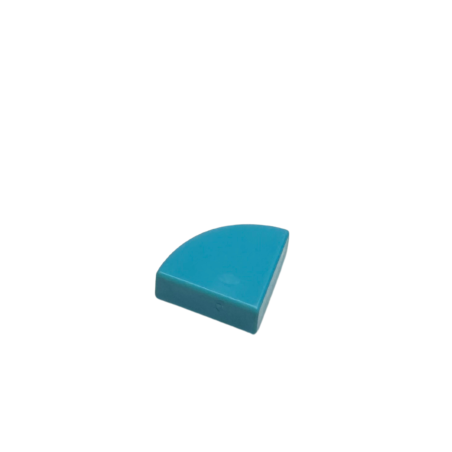 25269 Tile Round 1x1 Quarter - Medium Azure