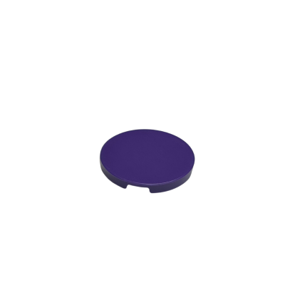 67095 Tile Round 3x3 - Dark Purple