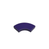 27925 Tile Round Corner 2x2 Macaroni - Dark Purple