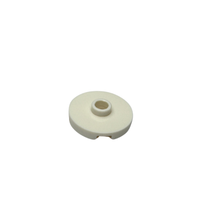 18674 Tile Round 2x2 with Open Stud - White