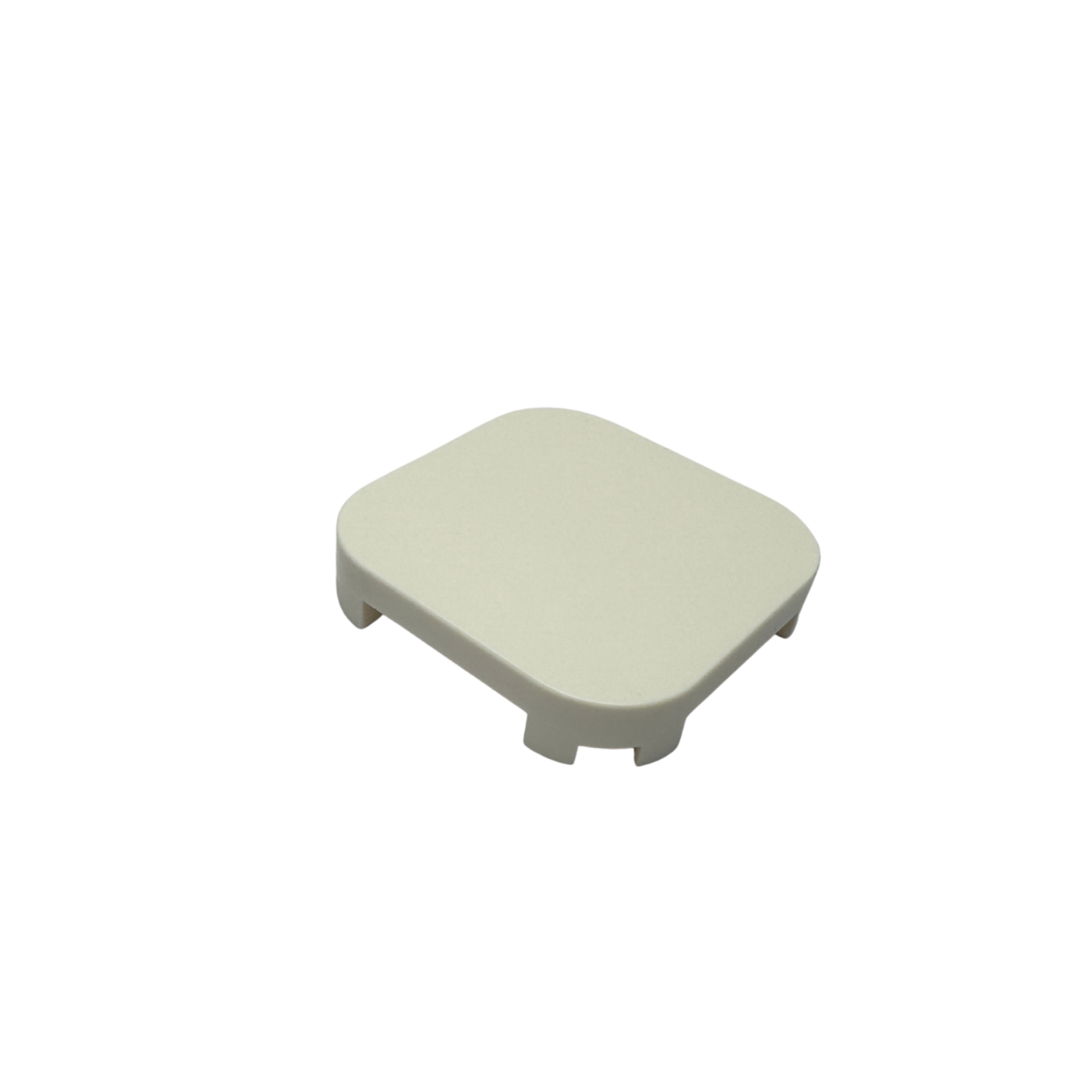 68869 Tile Modified 4x4 with Rounded Corners and 4 Feet - White