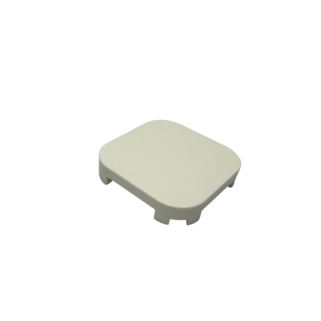 68869 Tile Modified 4x4 with Rounded Corners and 4 Feet - White