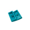 15068 Slope Curved 2x2 x 2/3 - Dark Turquoise
