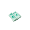 15068 Slope Curved 2x2 x 2/3 - Light Aqua
