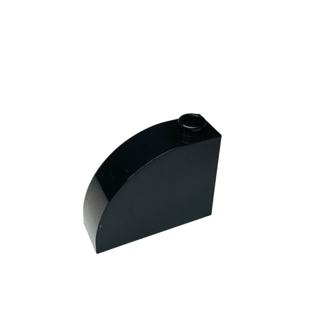 33243 Slope Curved 3x1x2 with Hollow Stud - Black