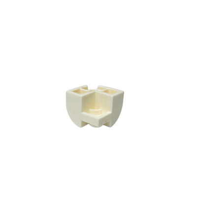 67810 Slope Curved 2x2x1 1/3 Corner Round with Recessed Stud - White