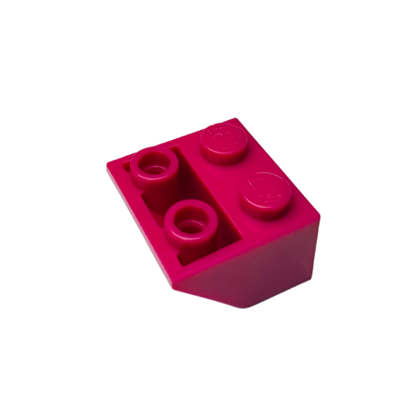 3660 Slope Inverted 45  2x2 with Flat Bottom - Magenta