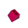 3660 Slope Inverted 45  2x2 with Flat Bottom - Magenta