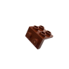 44728 Bracket 1x2 - 2x2 - Reddish Brown