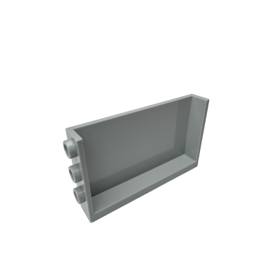 98280 Panel 1x6x3 with Studs on Sides - Light Bluish Gray