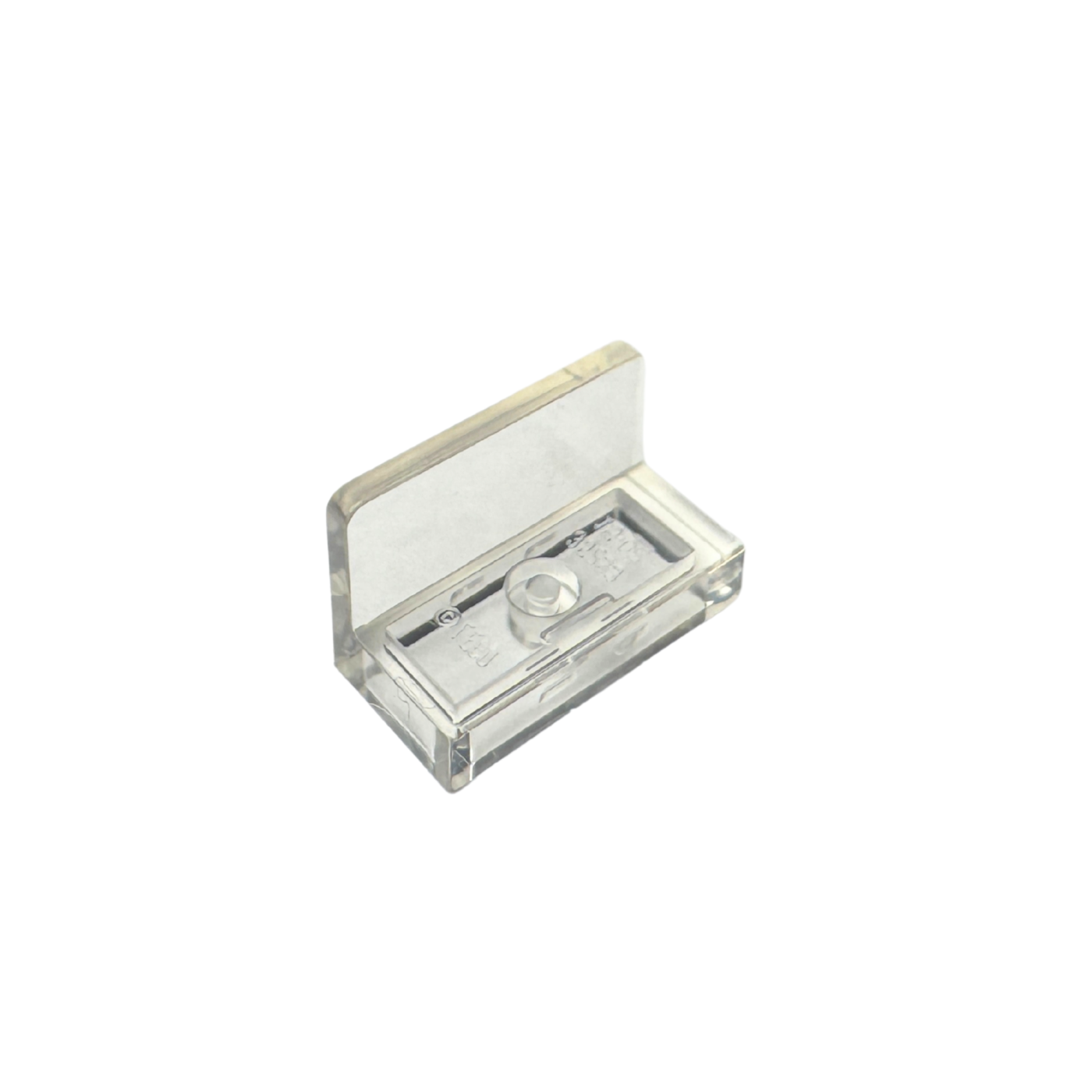 4865b Panel 1x2x1 with Rounded Corners - Trans-Clear