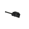 19220 Minifigure Utensil Radio (Walkie-Talkie) with Detailed Grille - Black