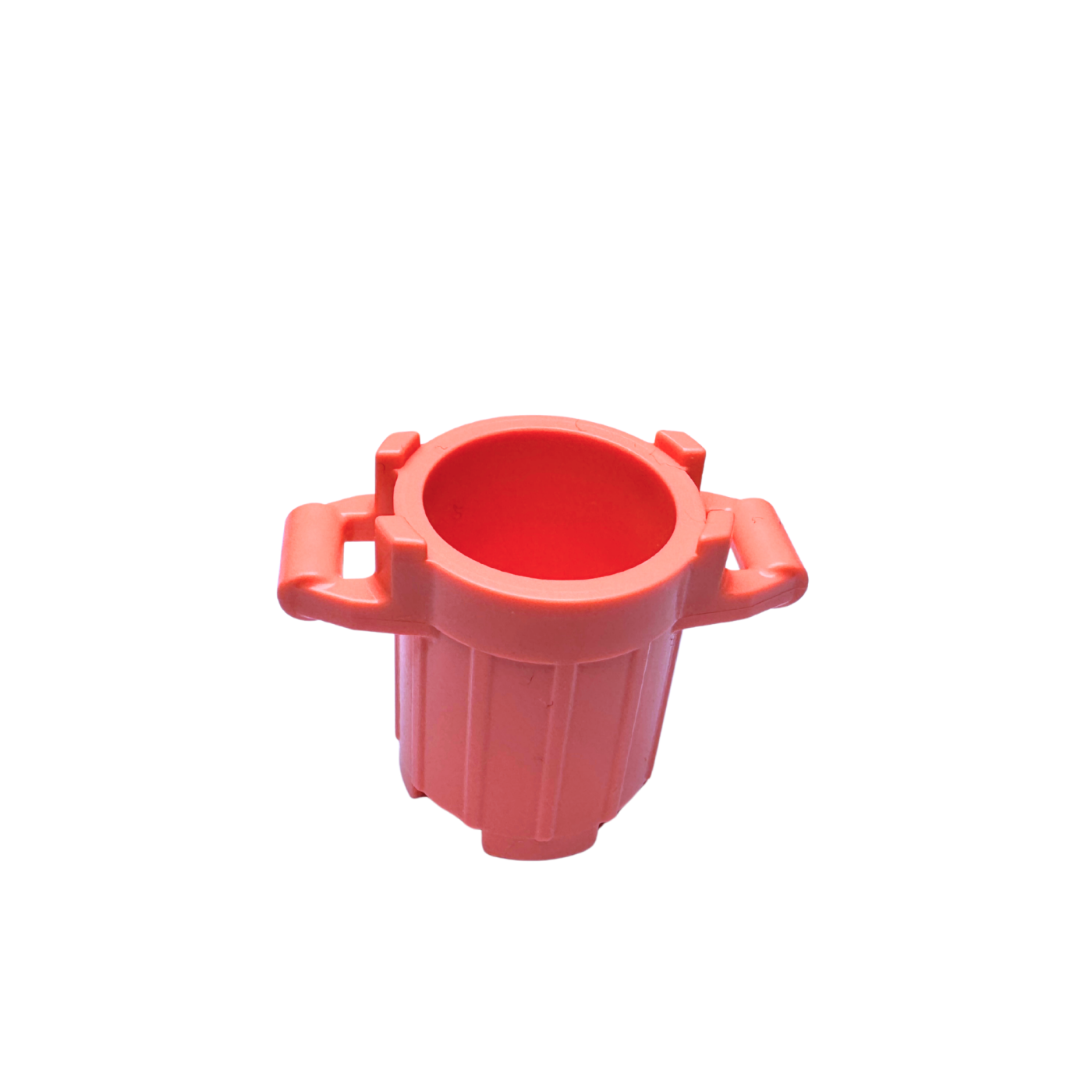 92926 Container Trash Can with 4 Cover Holders - Coral