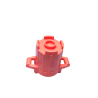 92926 Container Trash Can with 4 Cover Holders - Coral