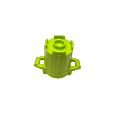 92926 Container Trash Can with 4 Cover Holders - Lime