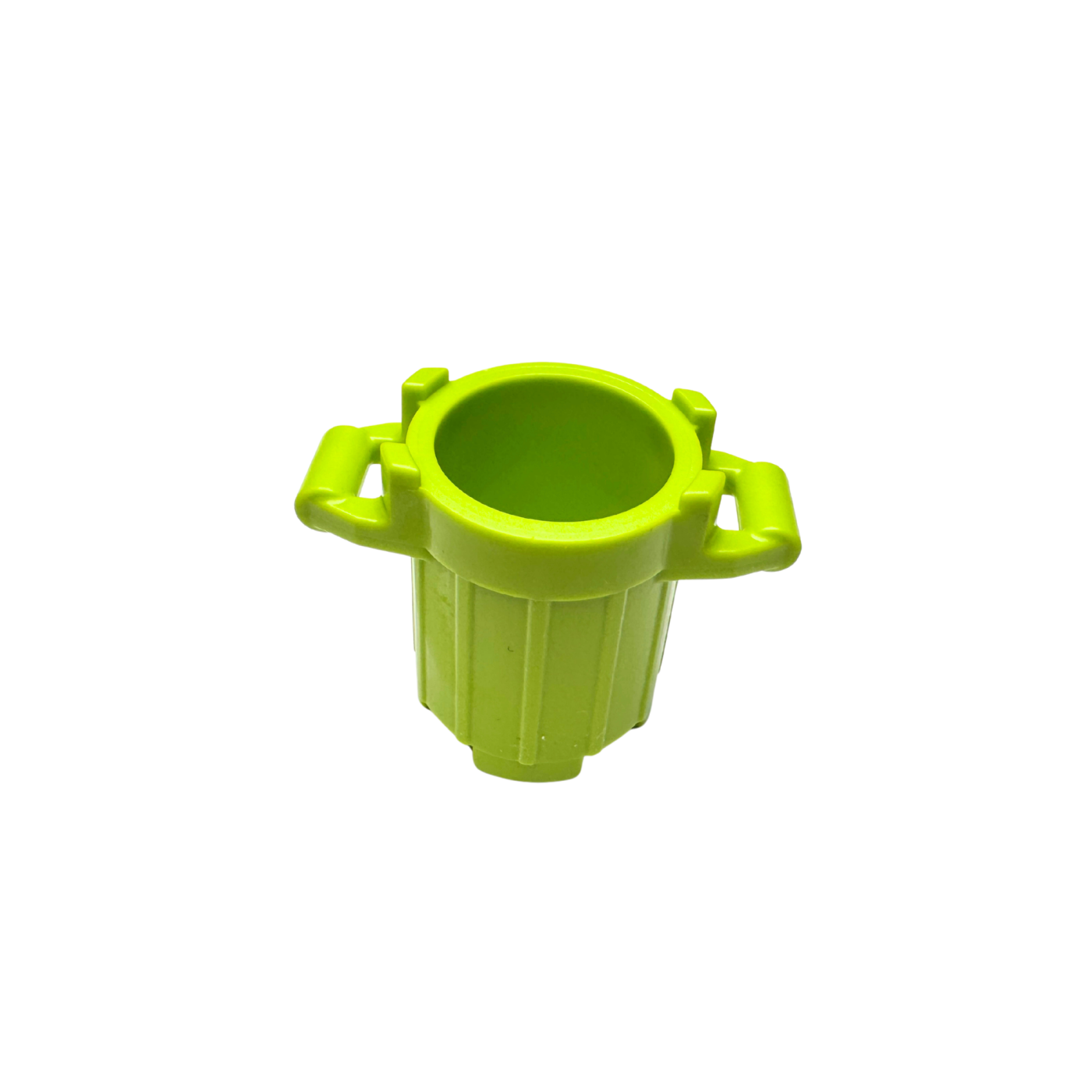92926 Container Trash Can with 4 Cover Holders - Lime